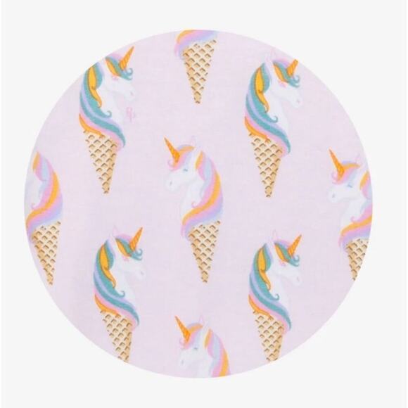 Posh Peanut Bamboo Unicorn Ice Cream Swaddle  Baby Set NWT Whimsygoth Fantasy - Picture 3 of 7